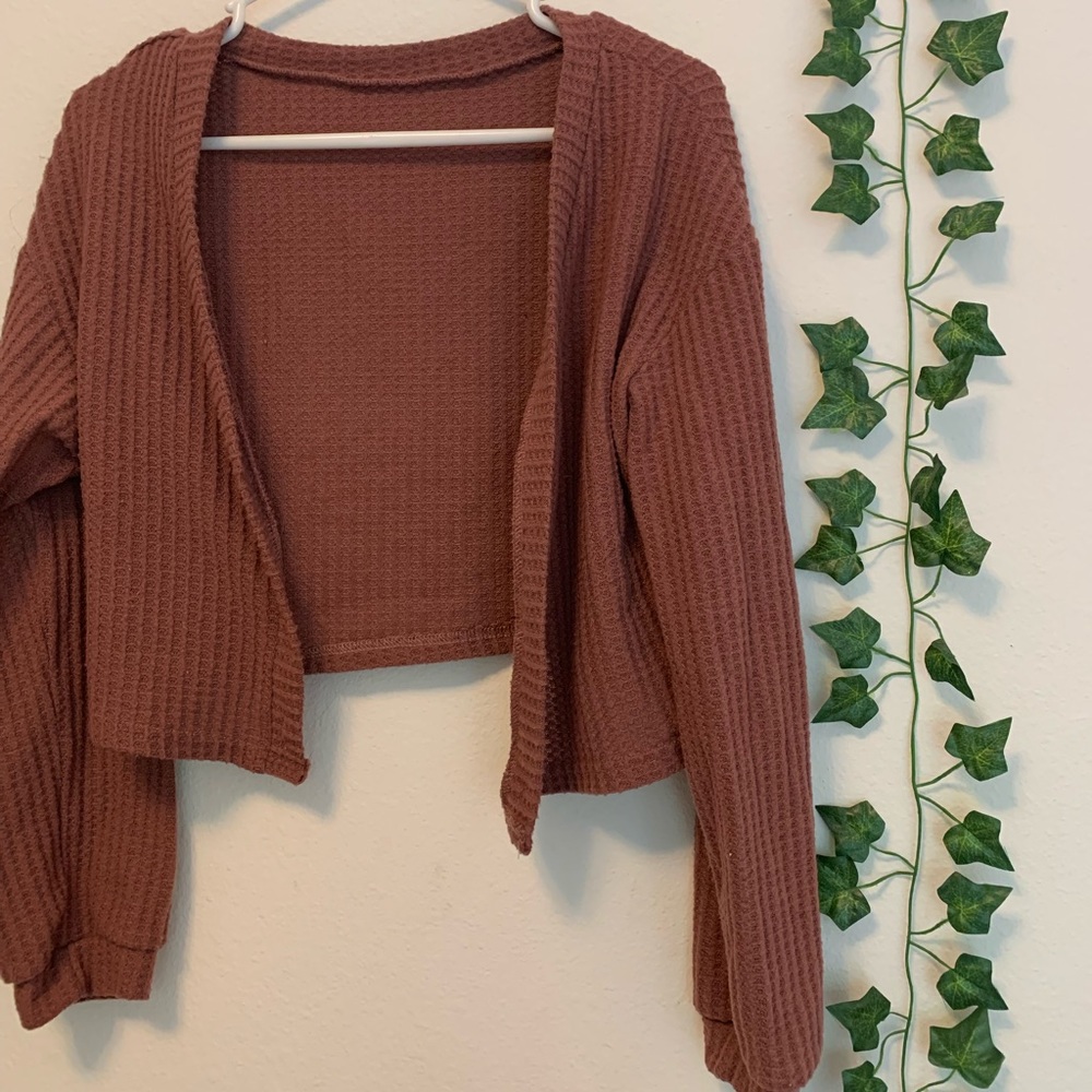 Shein Size XL Cropped Cardigan